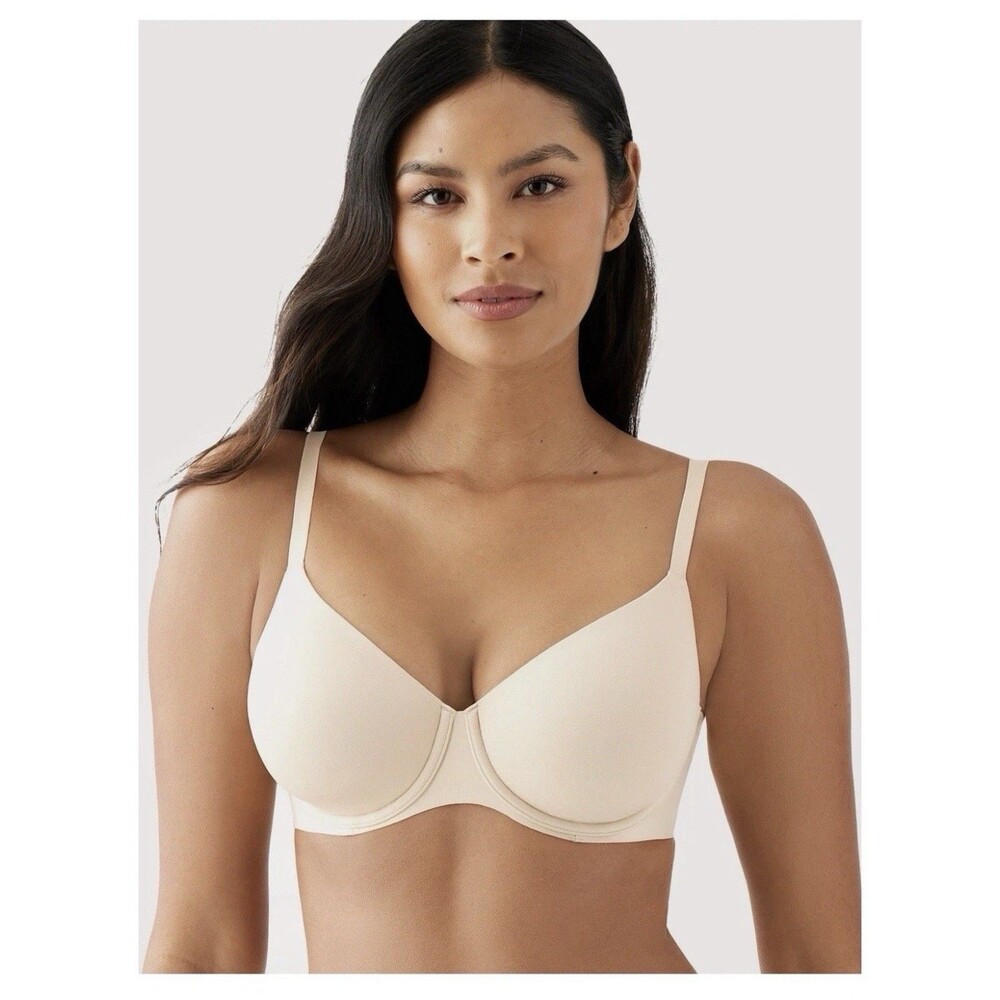 Wacoal Beige Sleek Standard Seamless Underwire Adjustable Bra Women’s Size 34DDD